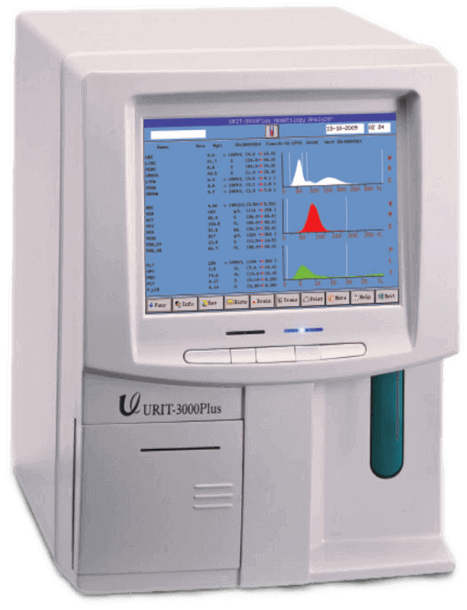 immagine descrittiva analizzatore ematologico urit 3000 plus vet