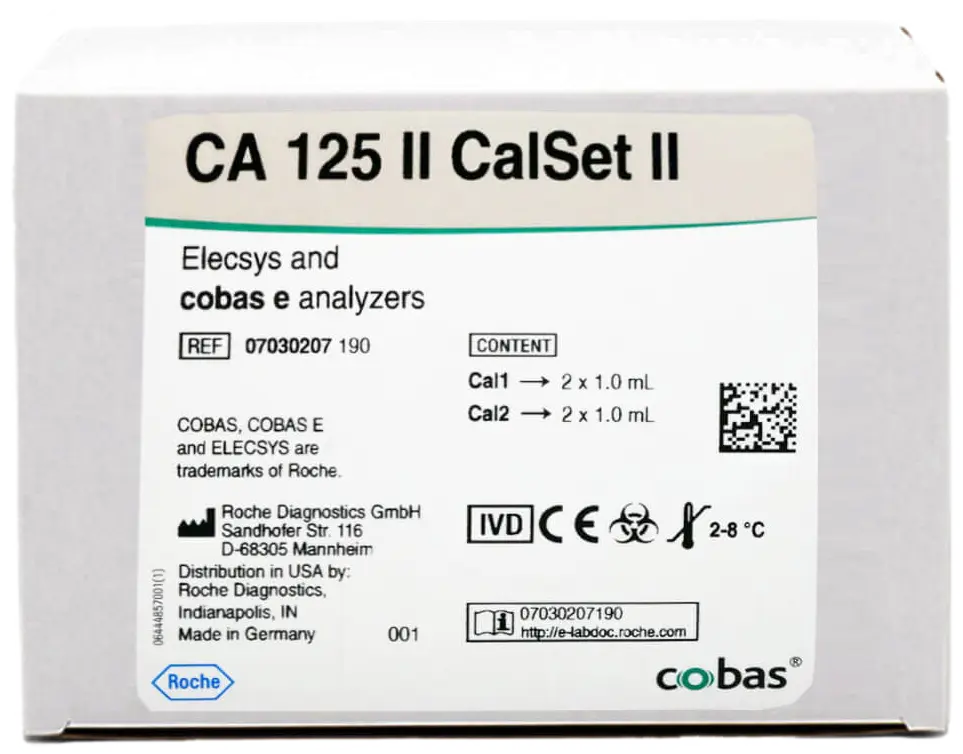 ca-125 calset, Elecsys, cobas E411, cobas E601, cobas E602, cobas E801